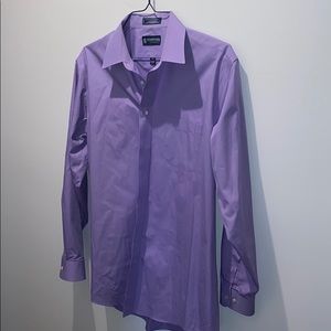 Talk men’s dress shirt purple